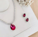 Conjunto Riviera Colar e Brincos Cristal