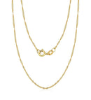 Corrente Singapura Banho de Ouro 18K 45cm