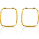 Brinco Argola Clássica 20mm Banho de Ouro 18K